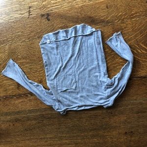 100% organic cotton, Burt’s Bees gray girls top